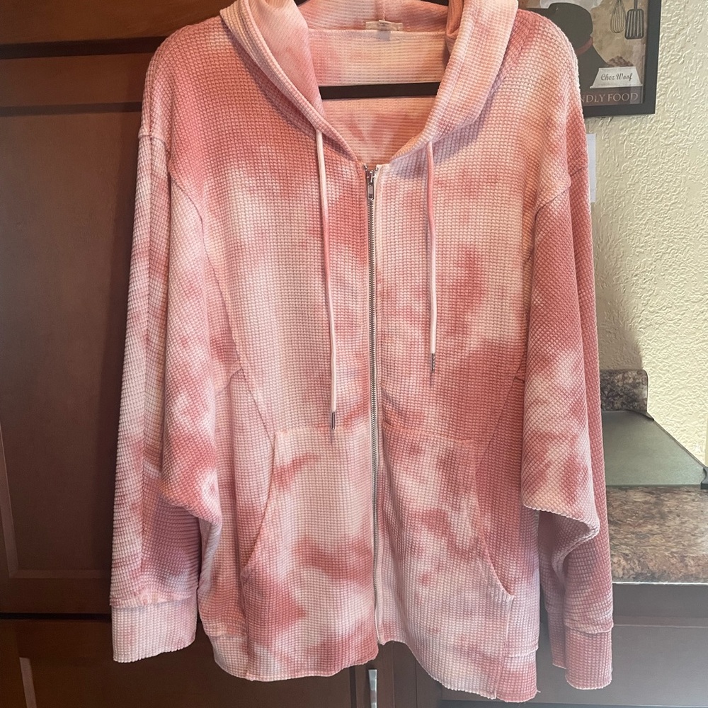 POL Light Pink Textured Knit Top